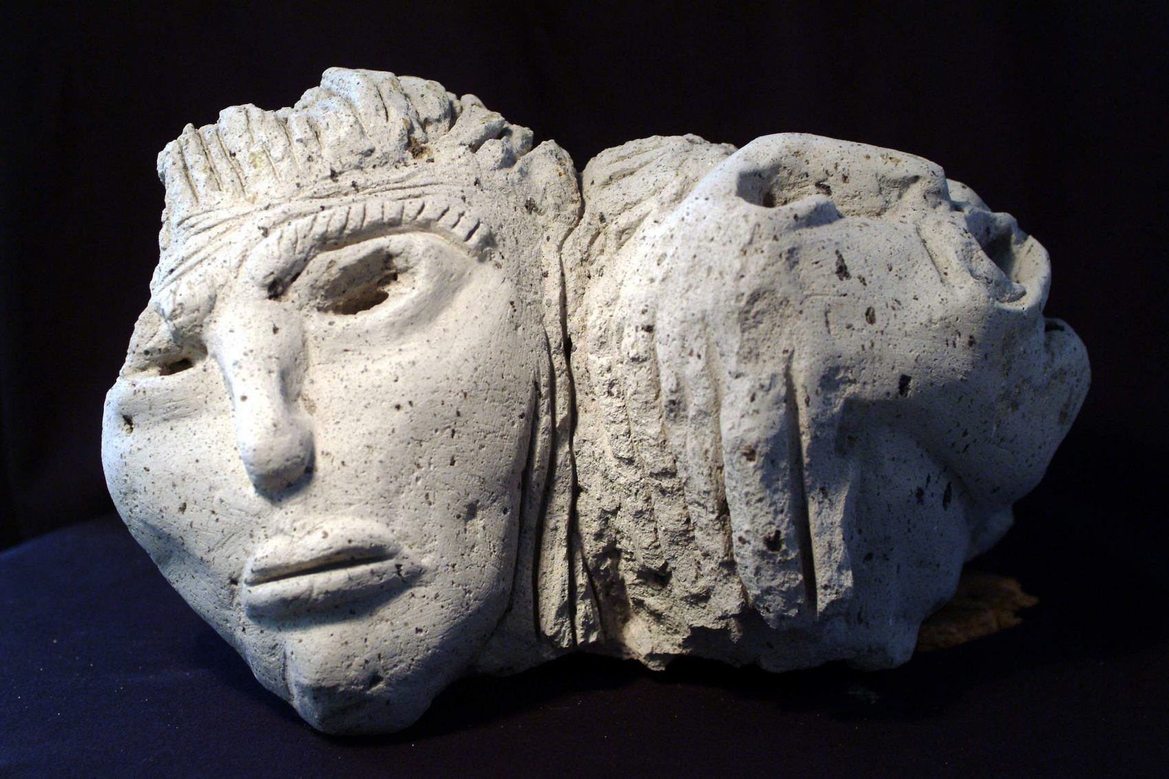 La donna e la maschera 40x25x22 cm enfero
