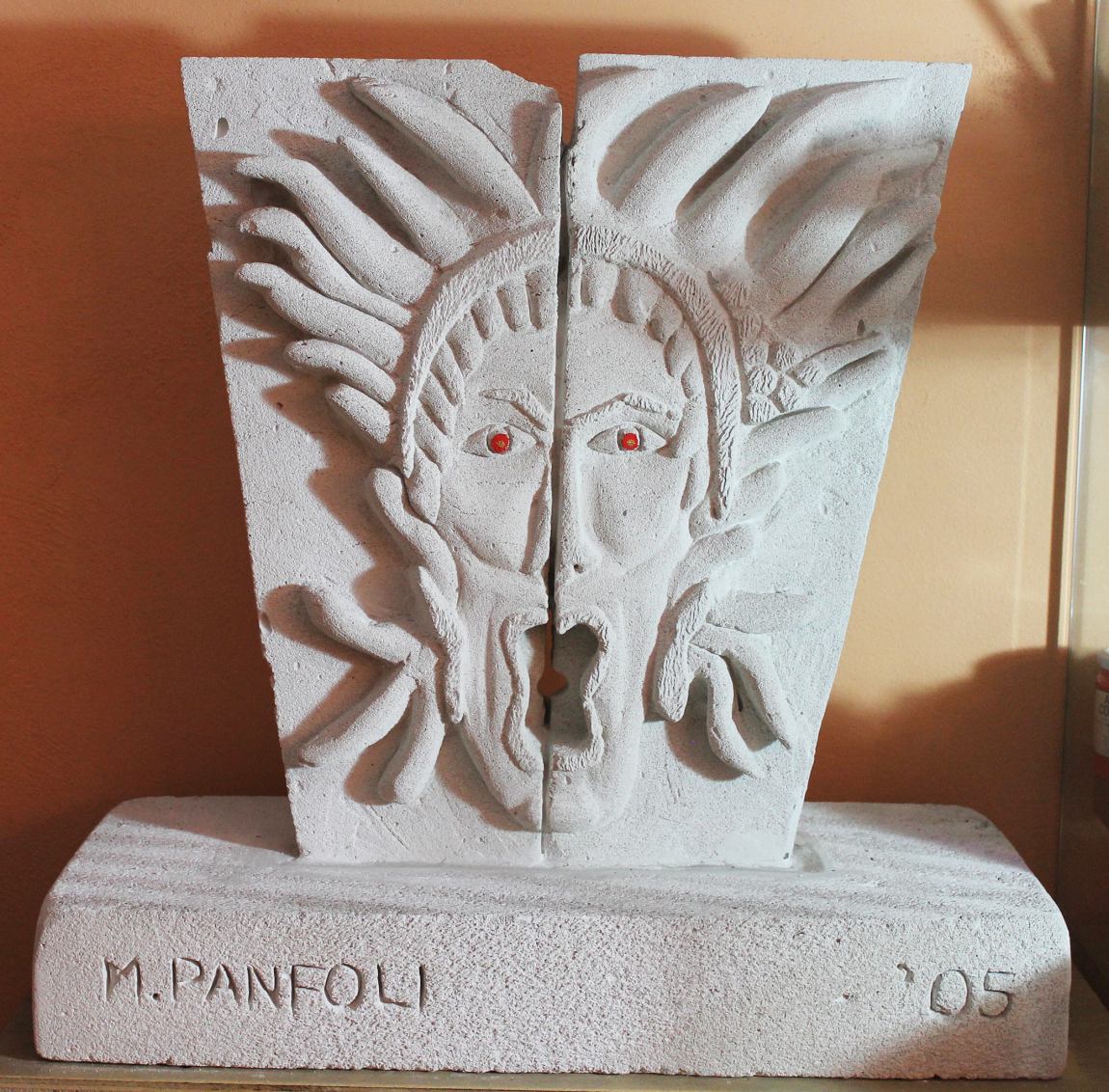 Medusa - gasbeton -50x167x40 cm