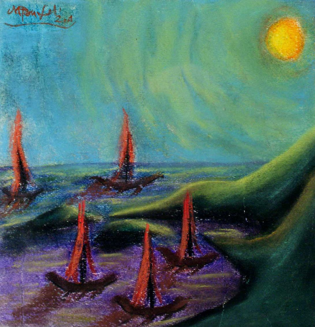 Cliffs of moher - Ireland 40 x 40 cm gesso su cartone