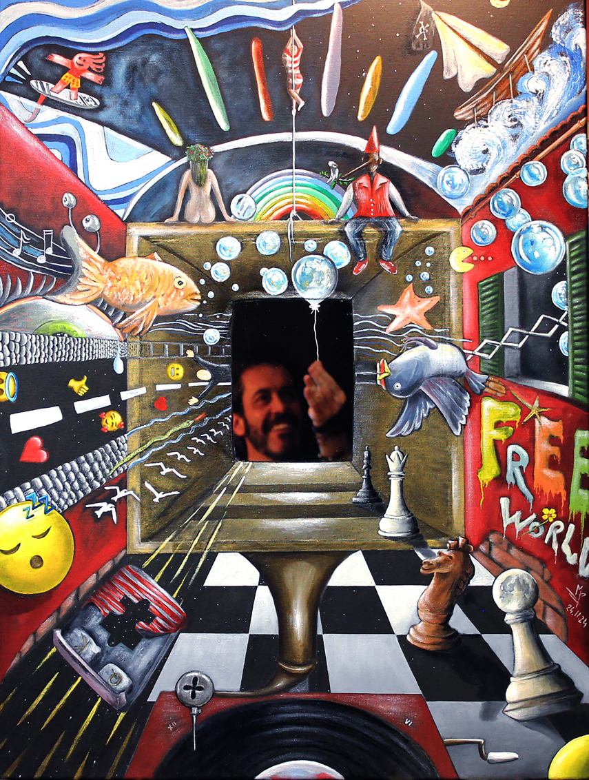 Il sogno - 60x80 cm, olio su tela_IconArt